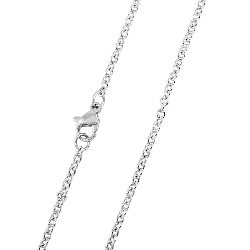 Stainless Steel Cable Chain Necklace Cremation Jewelry Accessories My Sweetest Memories 16" Silver 