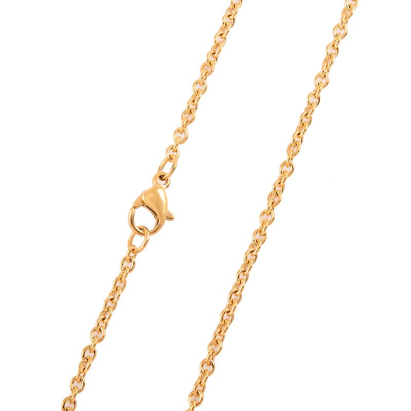 Stainless Steel Cable Chain Necklace Cremation Jewelry Accessories My Sweetest Memories 16" Gold 