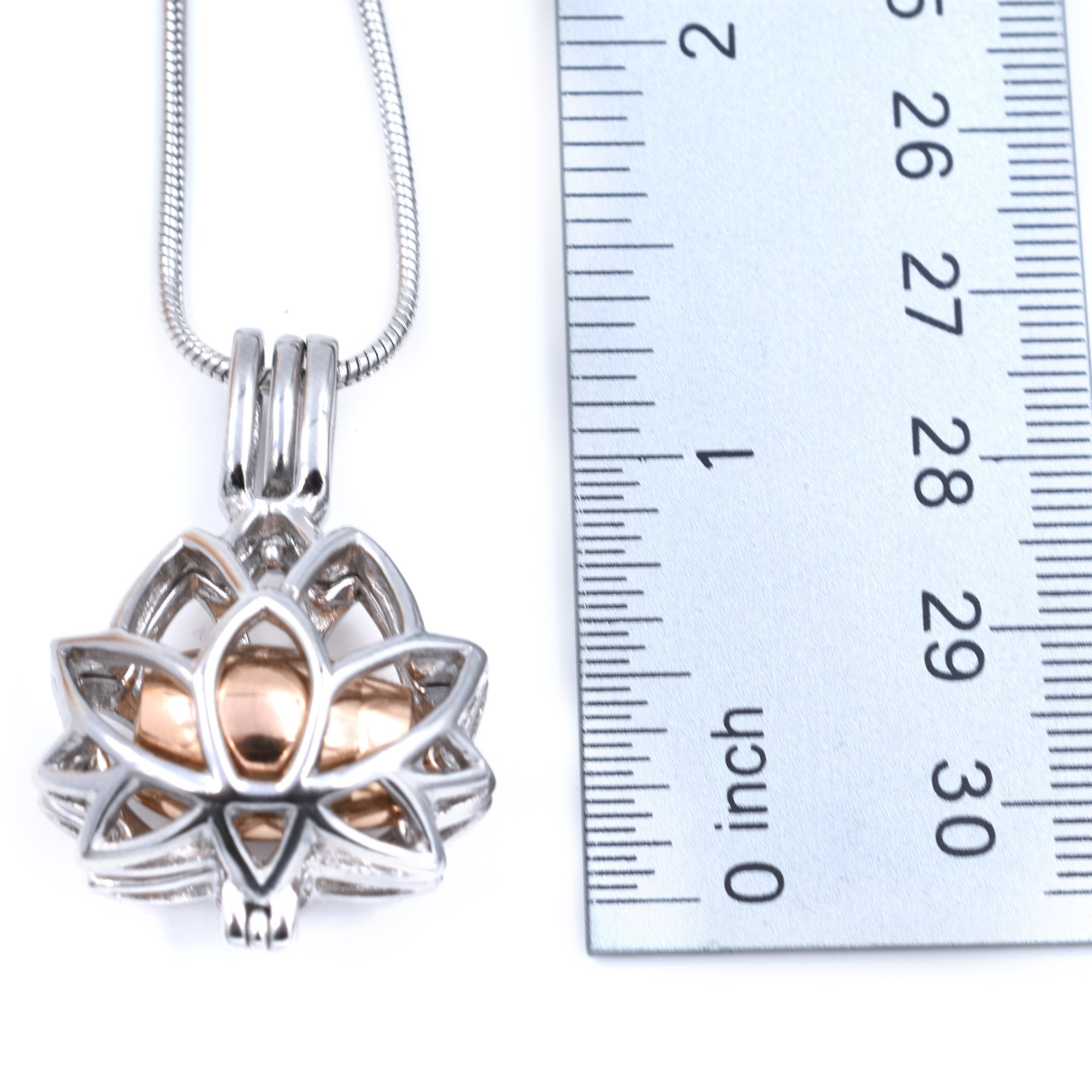 Lotus Flower Urn Necklace Sarah & Essie 