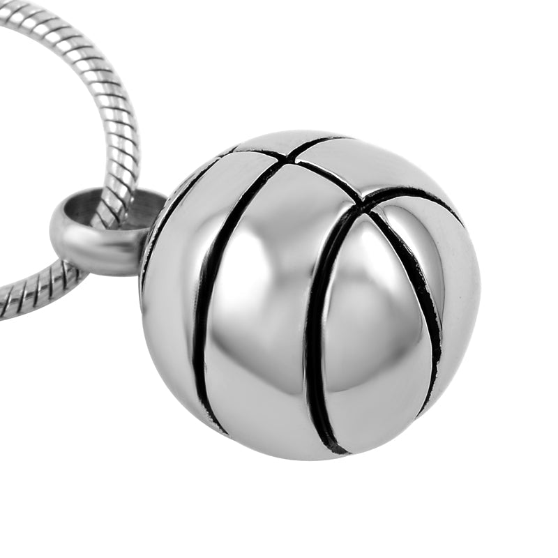 Basketball Urn Necklace