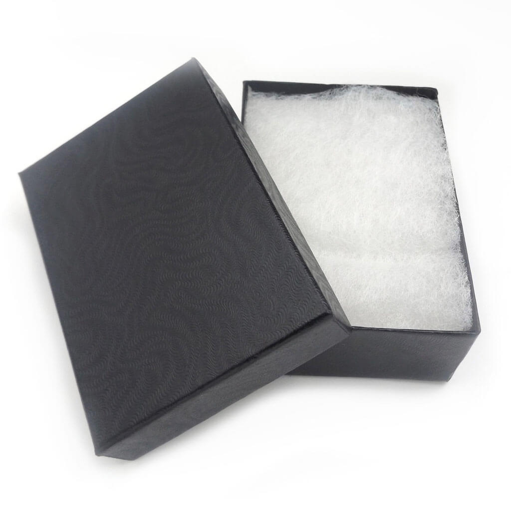 Standard Black Gift Box with Cotton Lining