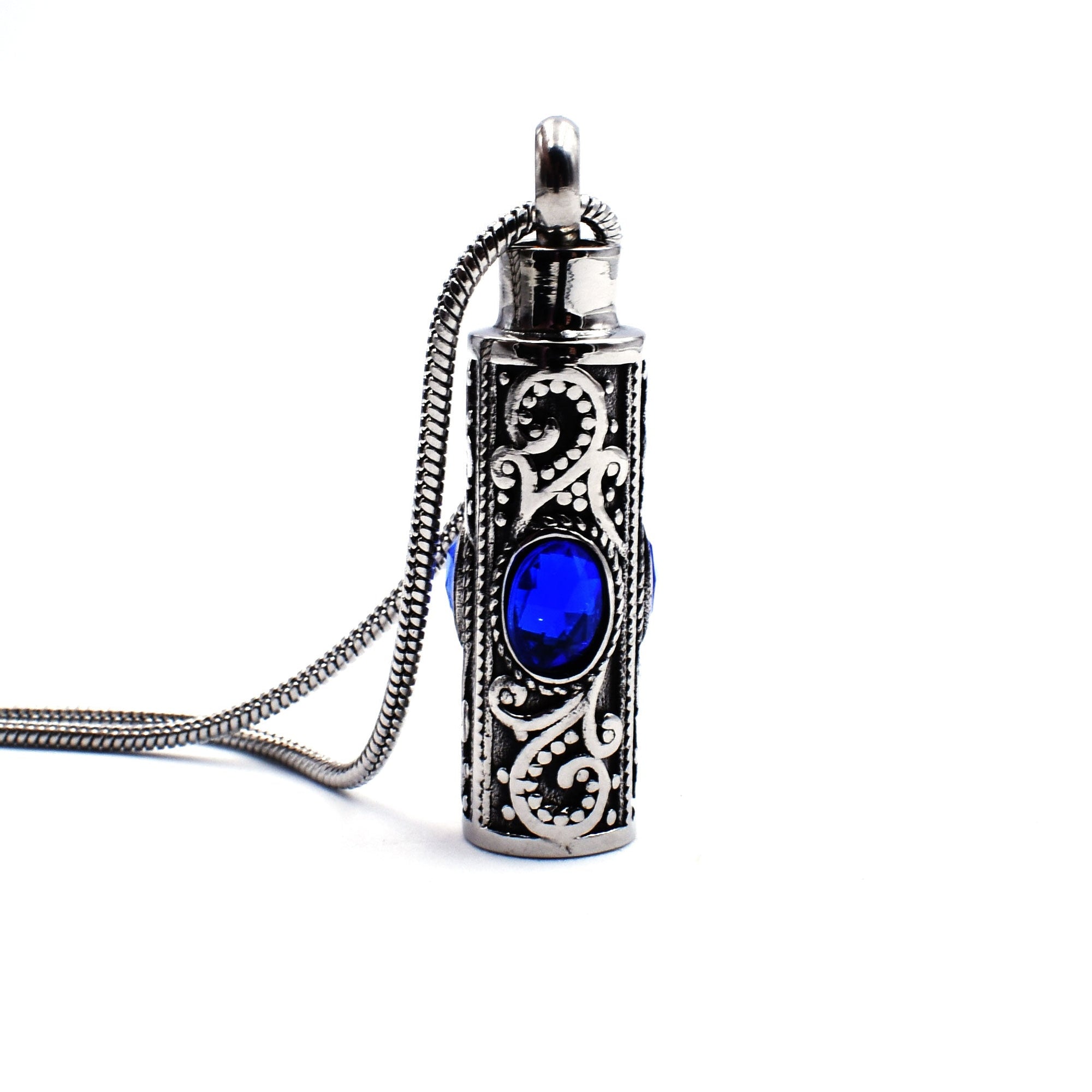 Paisley Cylinder with Sapphire Crystal