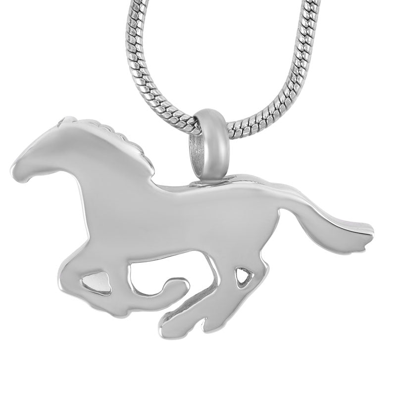 Galloping Horse Cremation Jewelry