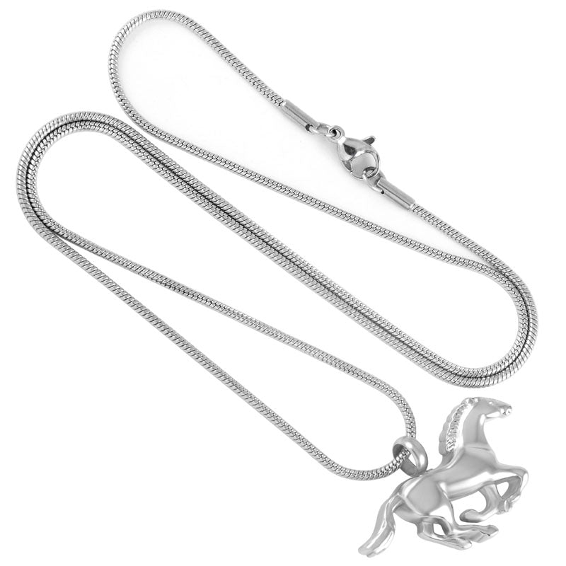 Galloping Horse Cremation Jewelry