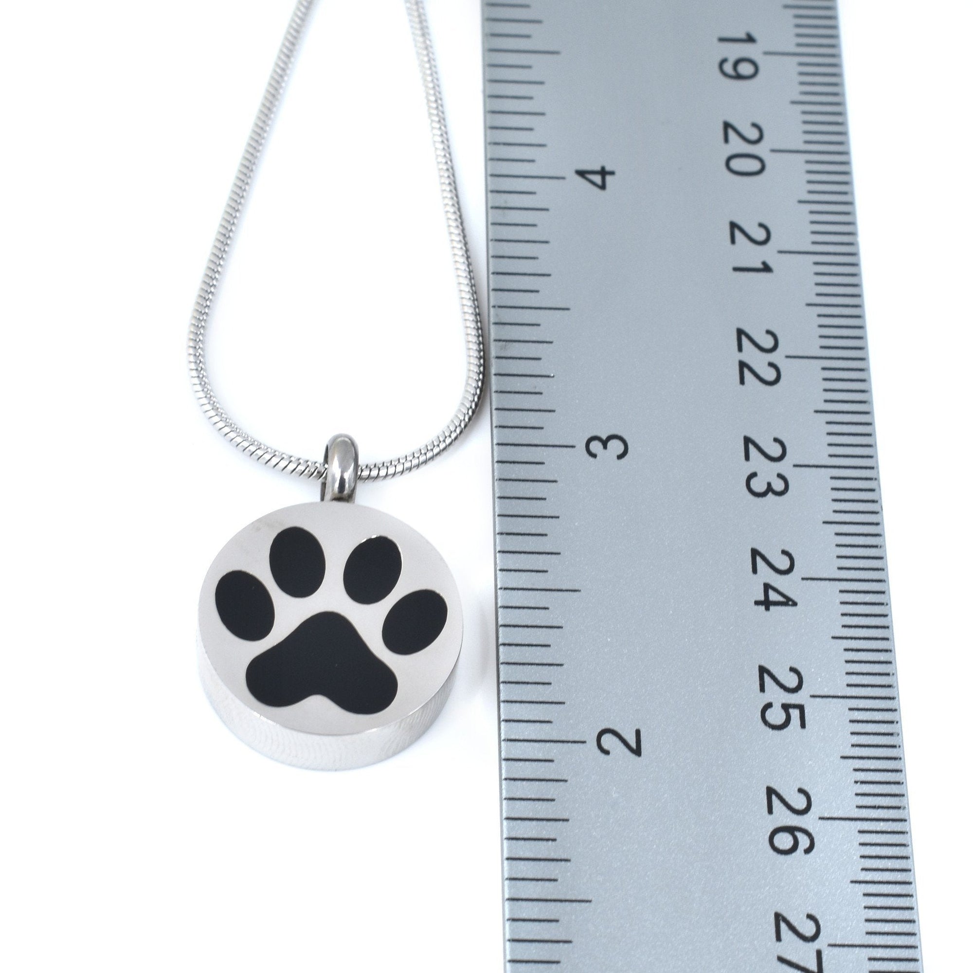 Round Paw Print Urn Necklace Sarah & Essie 