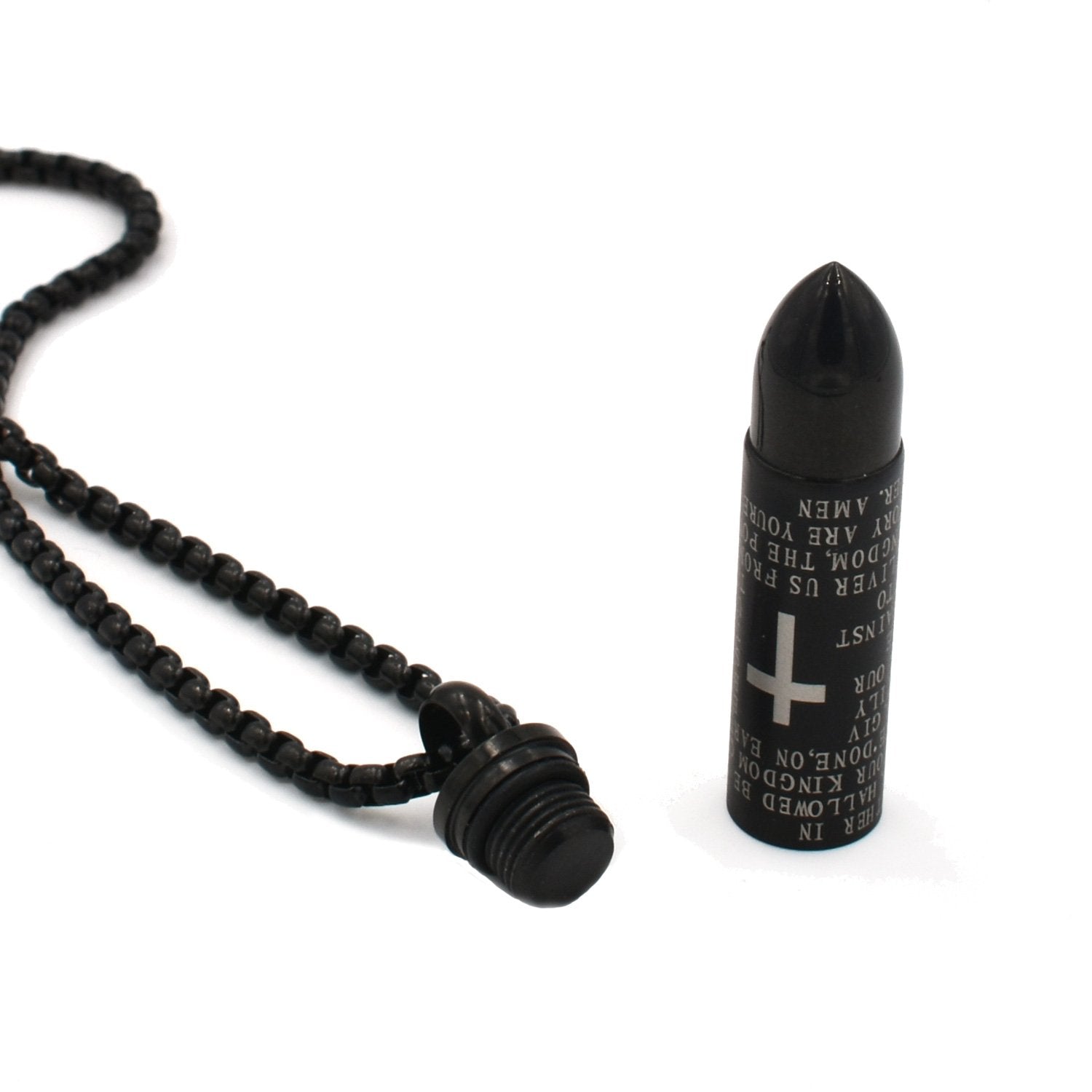 Lord's Prayer Bullet Urn Necklace Sarah & Essie 