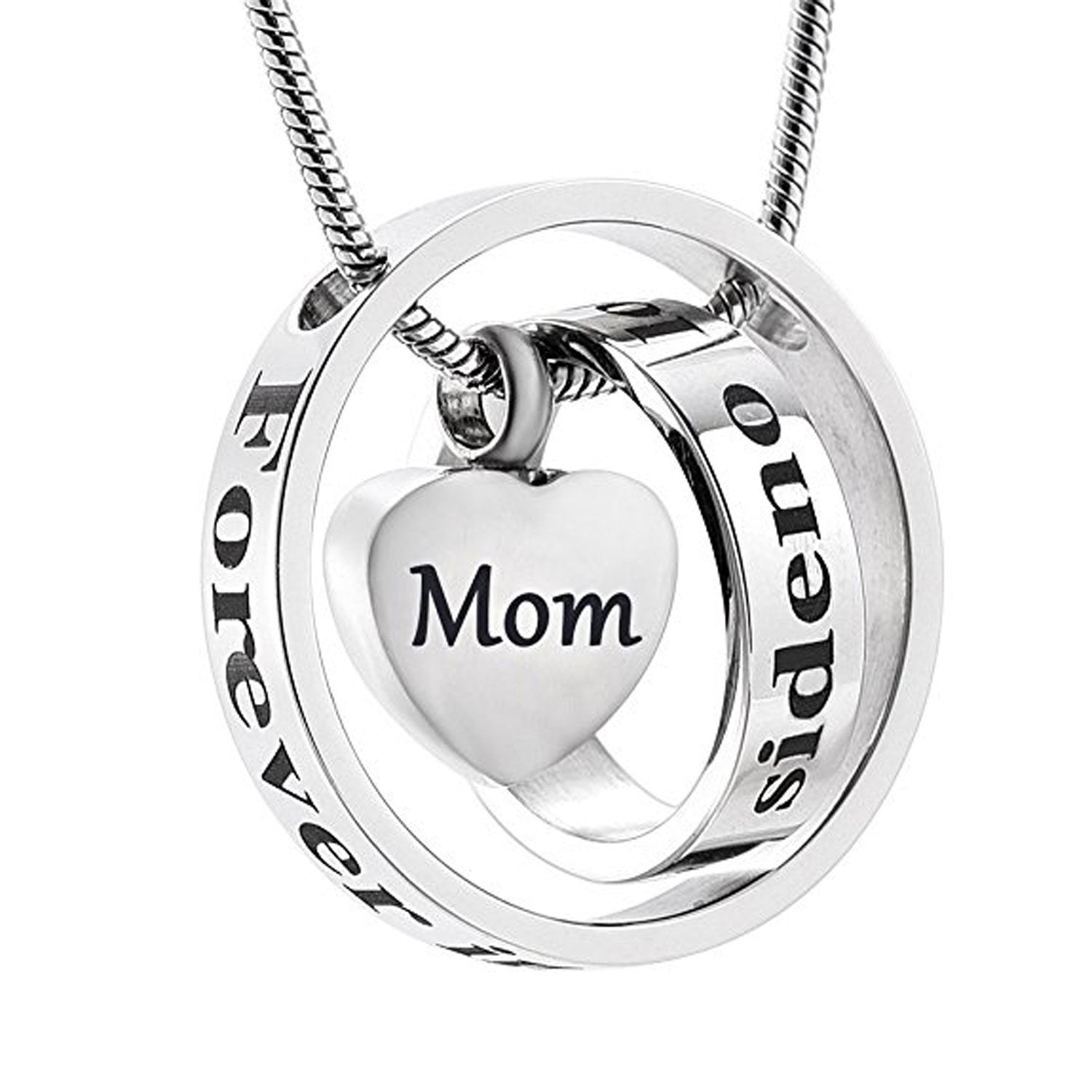 No Longer by My Side Mom or Dad Urn Necklace Sarah & Essie Mom 