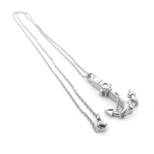 Silver Anchor Urn Necklace Sarah & Essie 