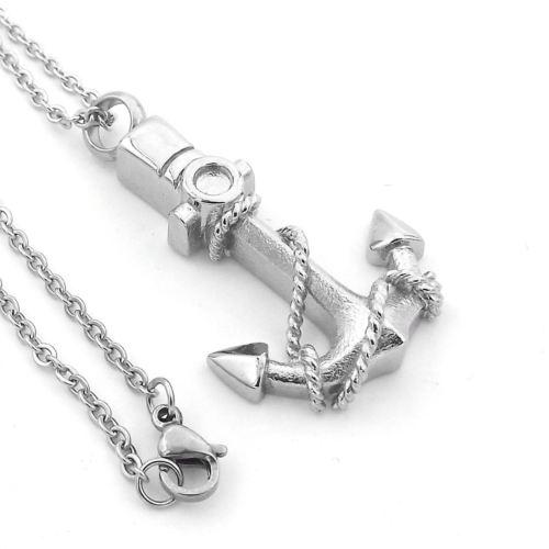 Silver Anchor Urn Necklace Sarah & Essie 