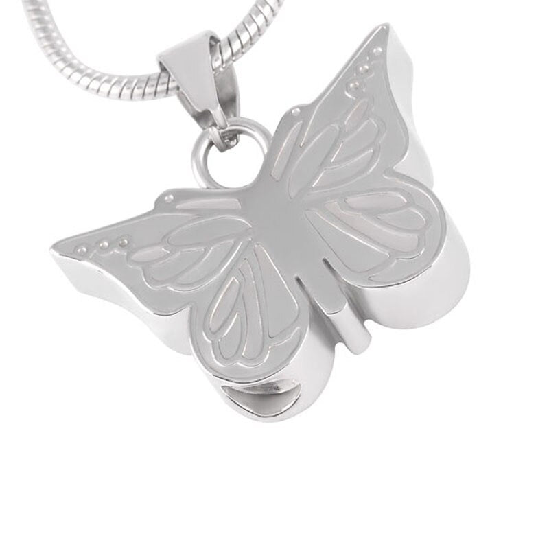 Graceful Butterfly Necklace for Ashes