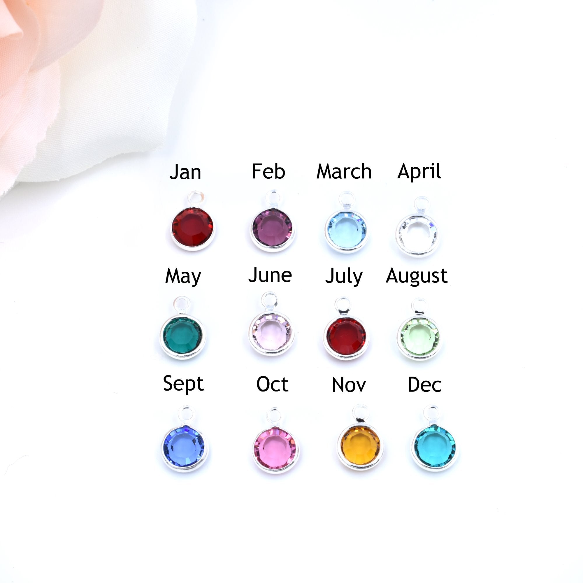 Preciosa Birthstone Options for Always In My Heart Locket Urn